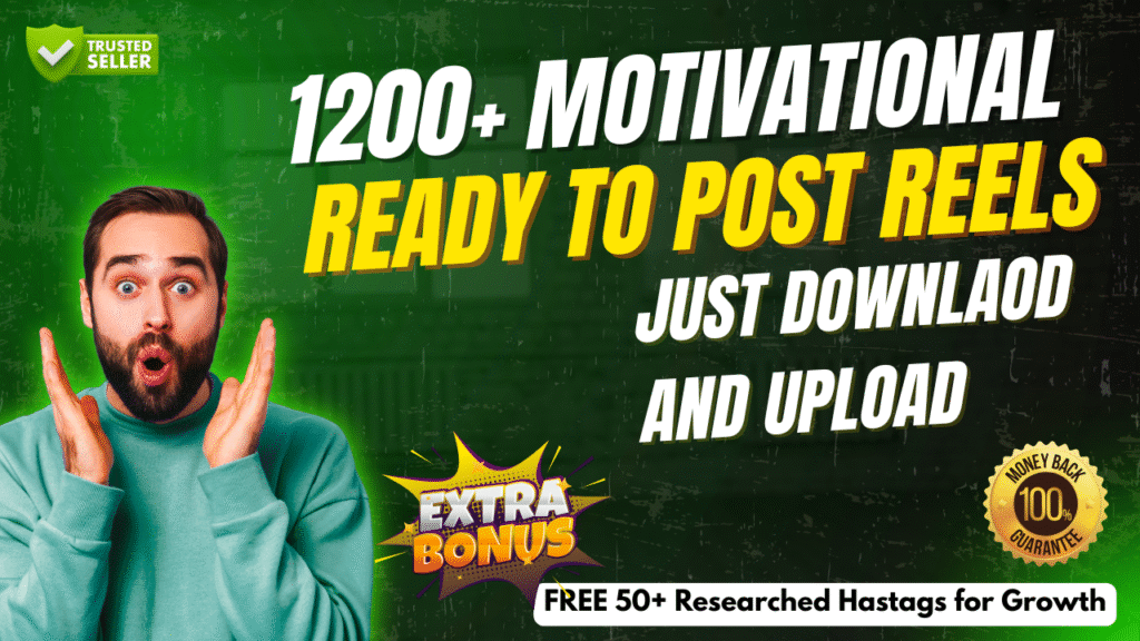 1200+ Motivational Reels Pack