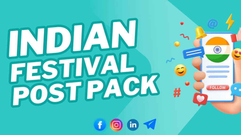 Indian Festival Posts Pack for Social Media