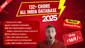 132 CRORE+ ALL INDIA DATABASE (2025)
